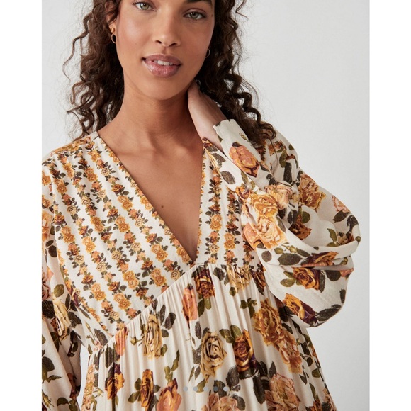 Free Rows Of Roses Maxi Dress - Picture 4 of 9